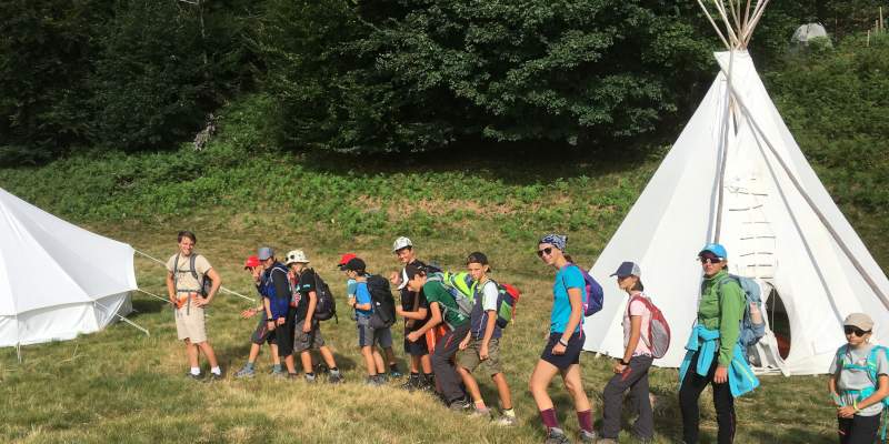 Il tipì dei 4 elementi 2022  ©WWF Svizzera