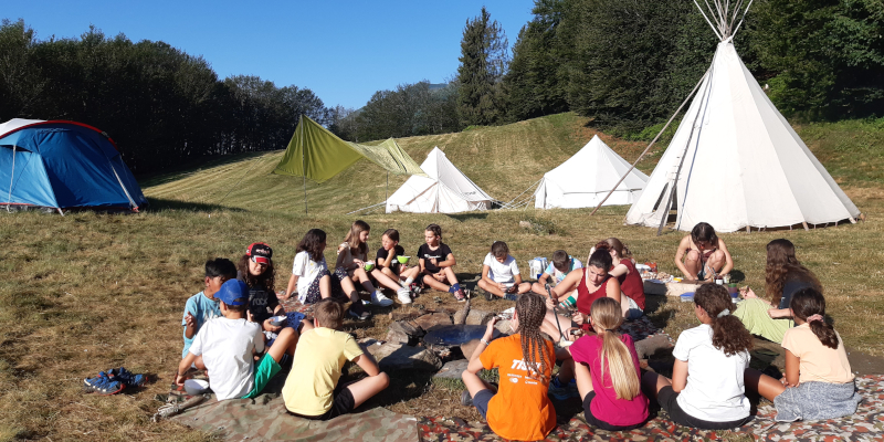 Il tipì dei 4 elementi 2024 ©WWF Svizzera